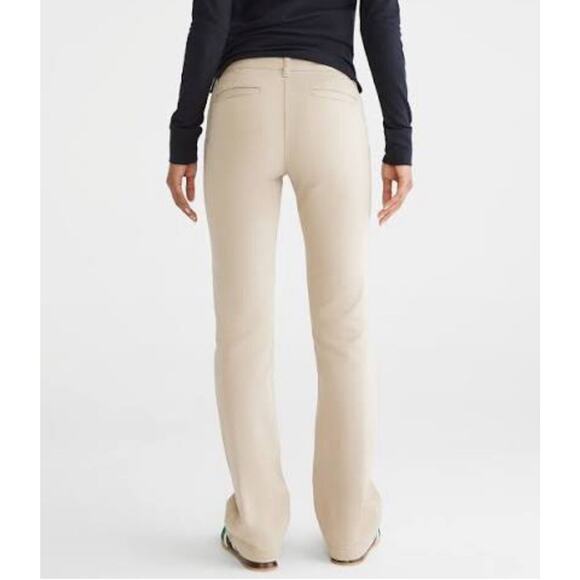 Aeropostale Womens Pants 2 Regular Classic Twill Pant Flat Front Business Casual - Picture 5 of 9
